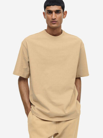 pure cotton oversize tshirt solid