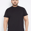 pure cotton plus size men tshirt solid