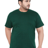 pure cotton plus size men tshirt solid