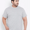 pure cotton plus size men tshirt solid