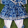 indigo printed angrakha dhoti