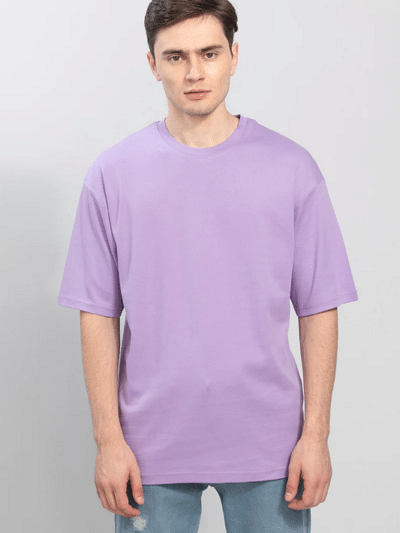 pure cotton oversize tshirt solid