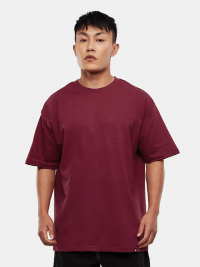 pure cotton oversize tshirt solid