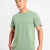 pure cotton men pastel green tshirt solid