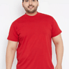 pure cotton plus size men tshirt solid