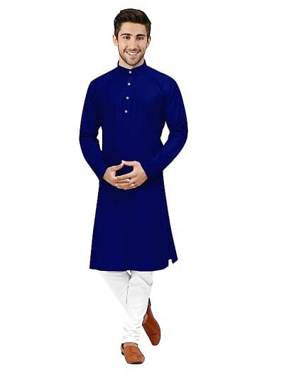 pure cotton kurta pajama solid