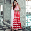 tie dye anarkali set