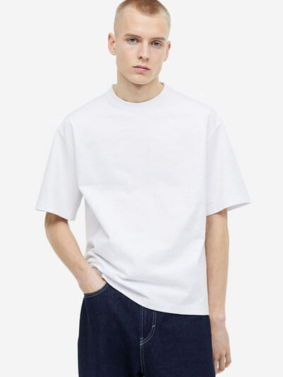 pure cotton oversize tshirt solid