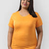 pure cotton plus size women tshirt solid